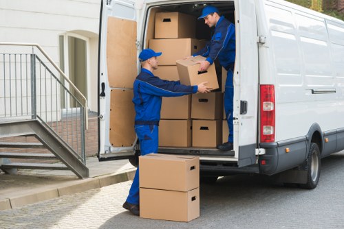 Charity donation and recycling collection as part of a Wandsworth move