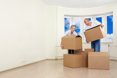 Packing and preparation for a moving van in Wandsworth