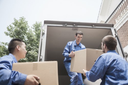 Careful furniture loading for a Wandsworth flat removal