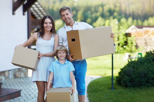 Local movers preparing a flat move in Wandsworth