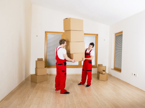 Removal van loading for a house move in Wandsworth with careful handling